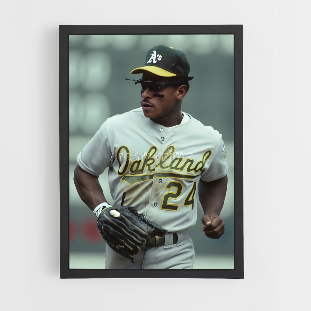 Poster Légende des Oakland Athletics – affiche Baseball (vue 2)